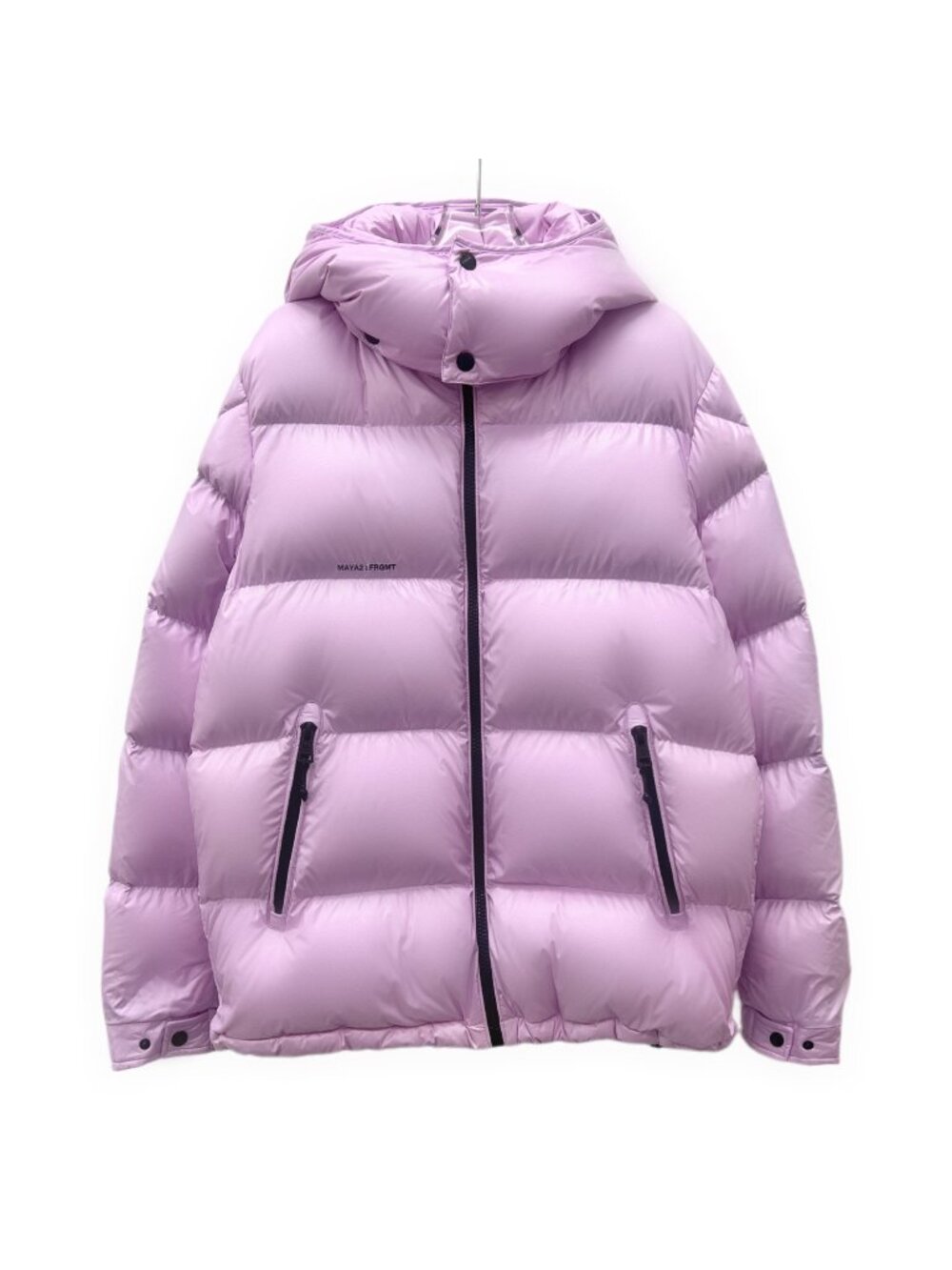 Moncler 2022 “Rickey” Purple Logo Patch Hooded Down Jacket